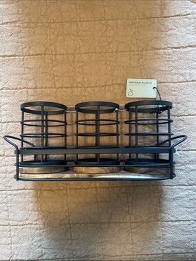 NWT 3-Cup Desk Organizer